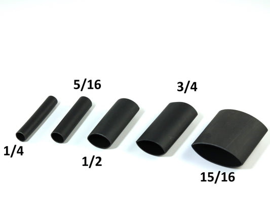 4:1 Adhesive Lined Heat Shrink Tubing - Black