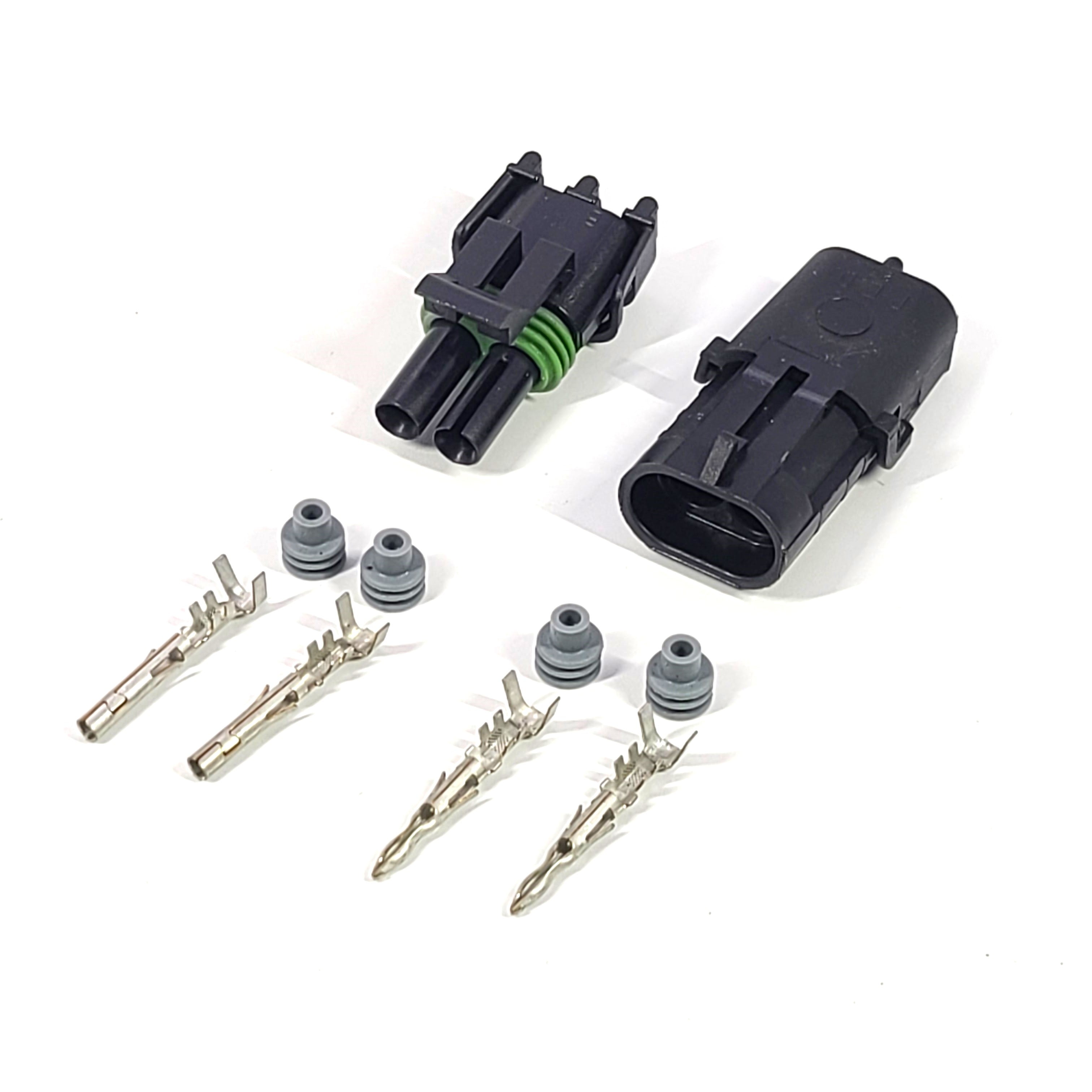 Weather-Pack 2-Pin Connector Kit – GP Autosports