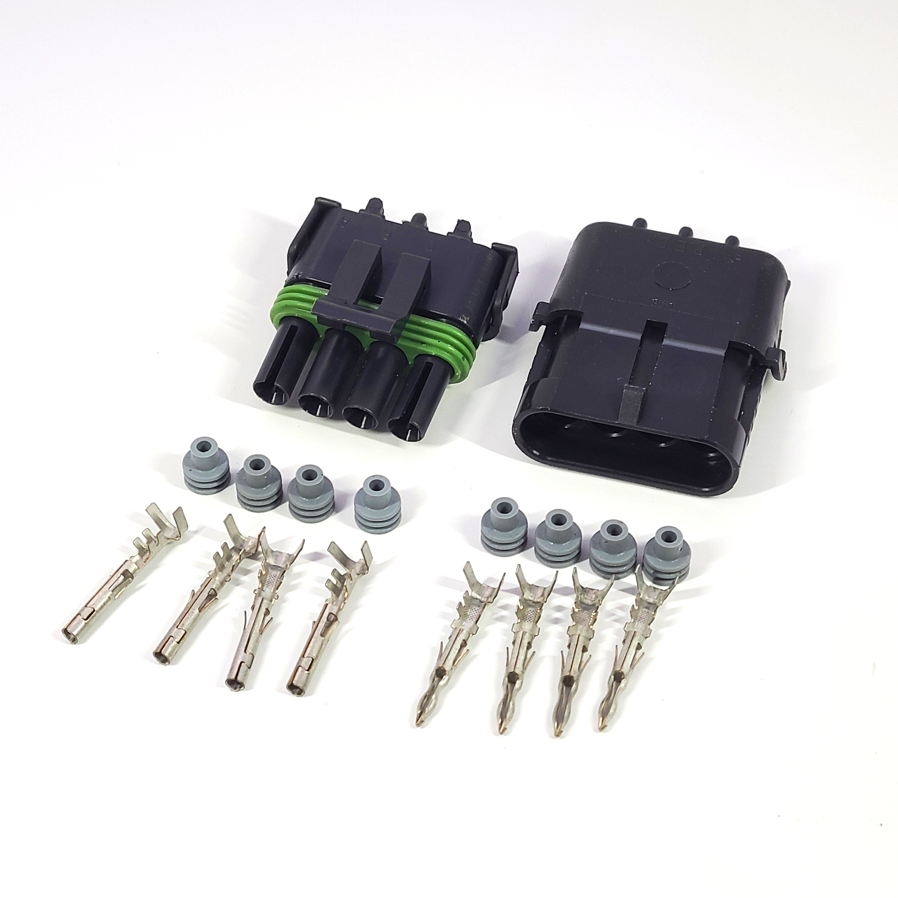 Weather Pack Male Connector Kit. | Ca Diesel Connectors Weather pack connector kit